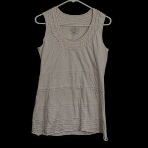 Neon Buddha Women Tiered Tank Top Tunic Size M Stretch Yoga Workout Lagom Casual